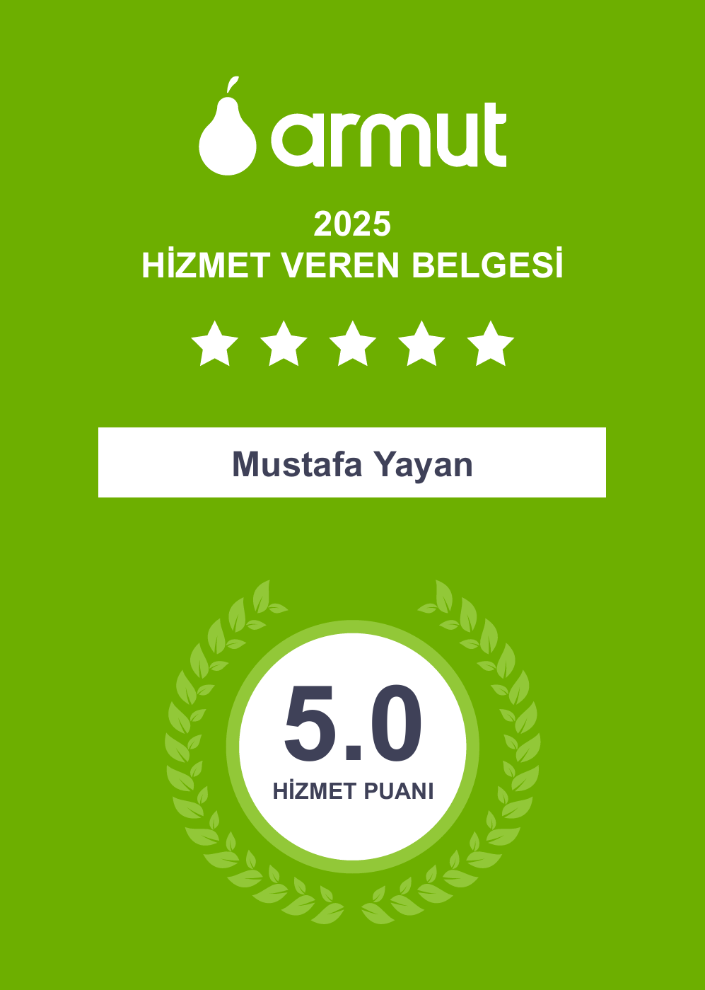 Başarı Sertifikası - Fizyoterapi